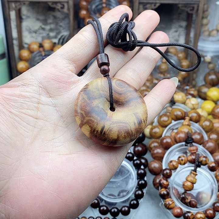 黄花梨/降香黄檀手串/手链平安扣