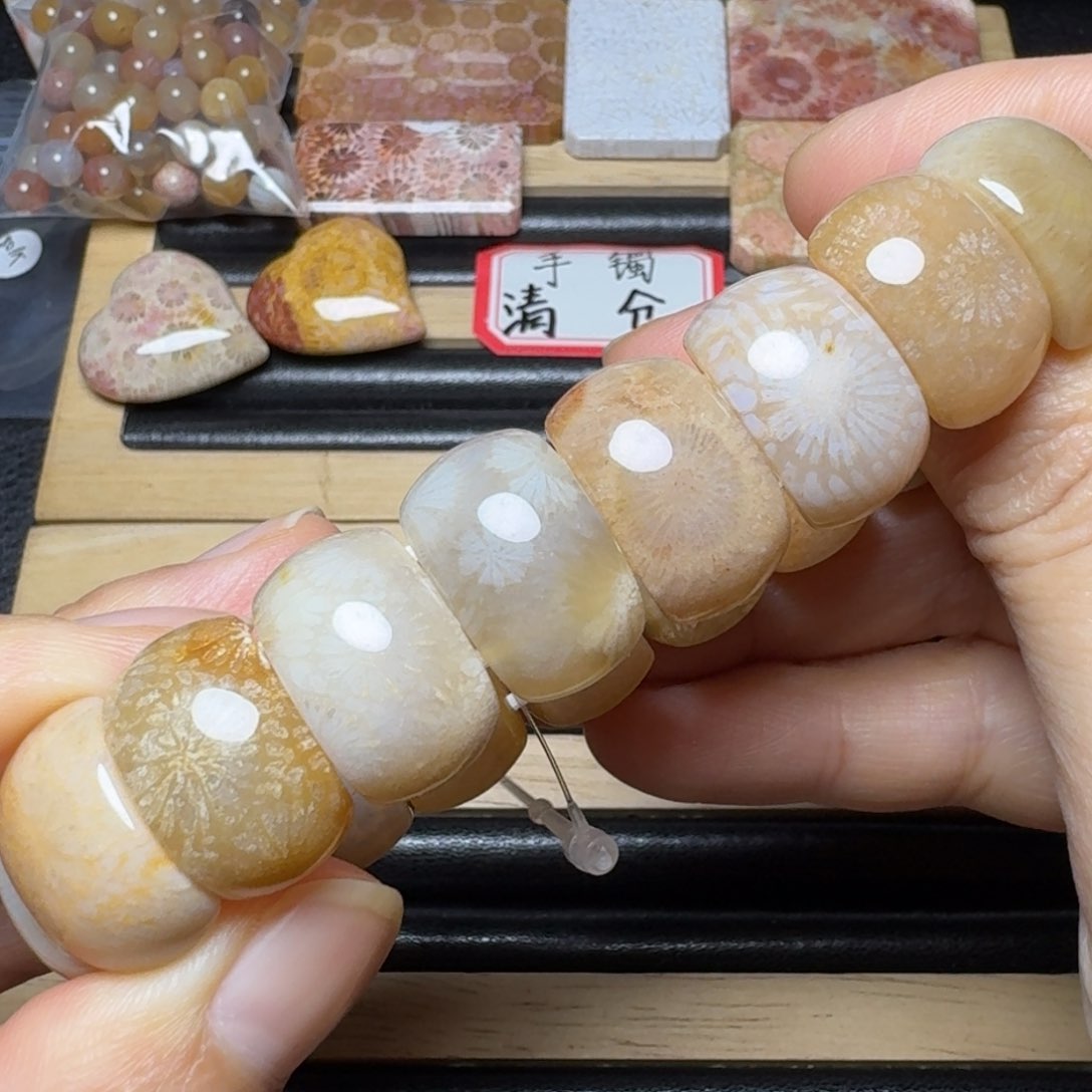 硅化玉玉透花花未镶嵌