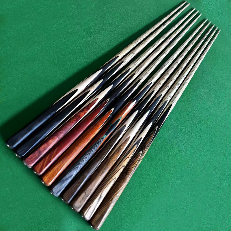 【直播专属】手工杆9.5斯诺克黑八10.0小头台球杆一体通体分体杆