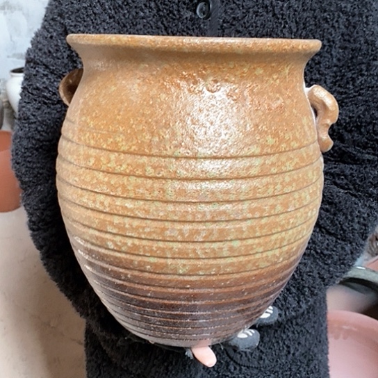 紫砂花盆口24高30，双拼气泡款