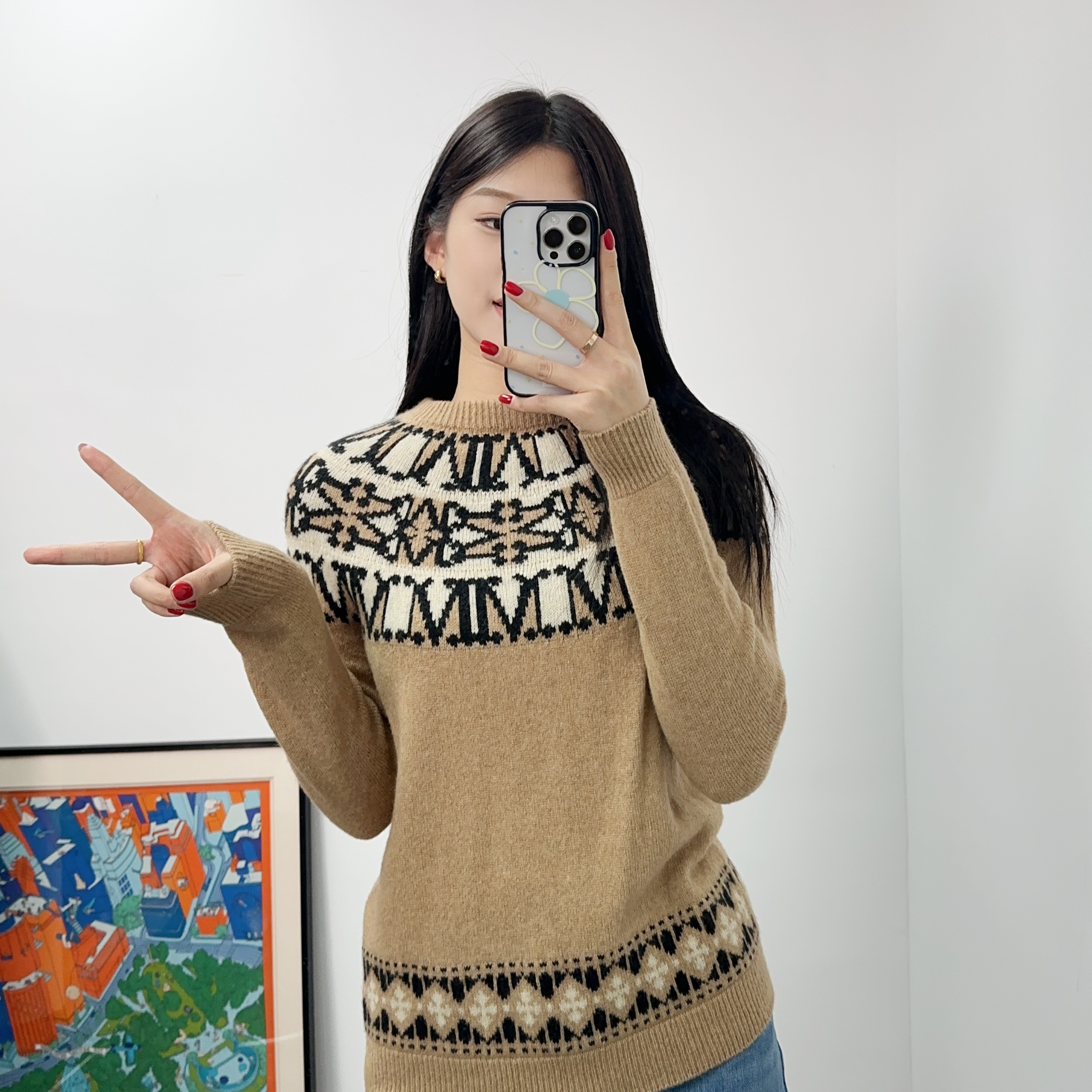 95新 MaxMara  羊毛长袖上衣160码/251215CYX8X04