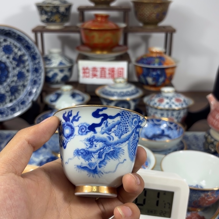 老***茶景德镇手工手绘陶瓷