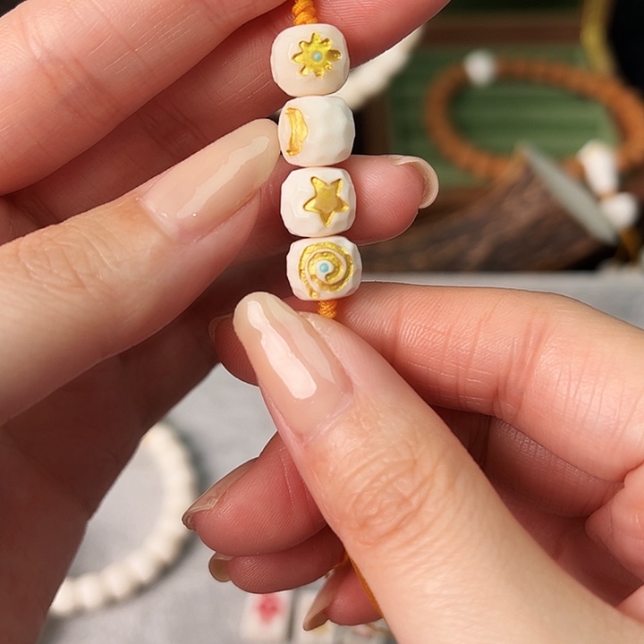 鹿骨手串/手链日月星辰