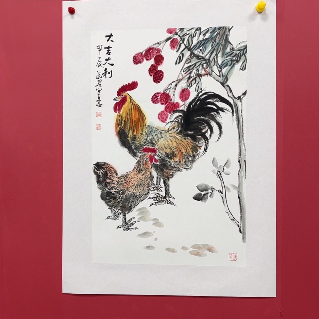 国画国画作品集一个由