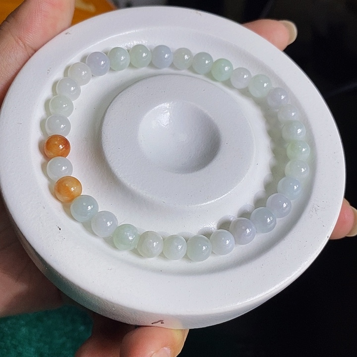 未镶嵌手串翡翠天然缅甸A货翡翠6.6