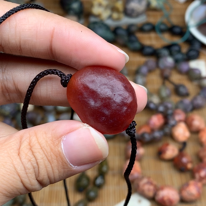 玛瑙/玉髓珠宝半成品未镶嵌青*