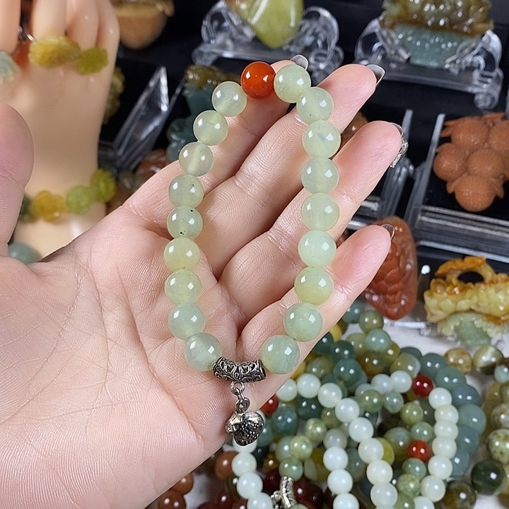 蛇纹石玉未镶嵌手串
