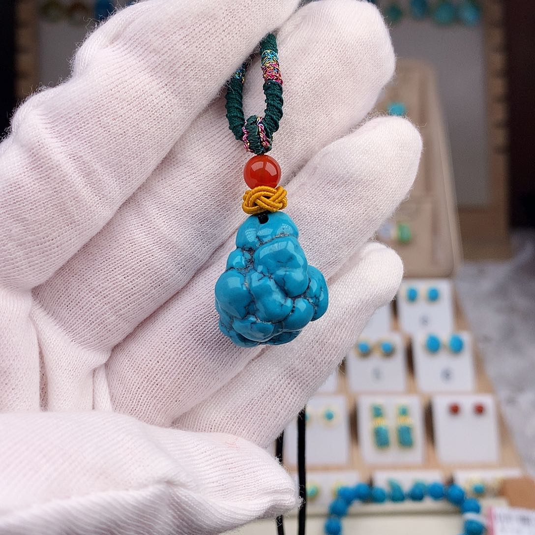 绿松石珠宝奇石未镶嵌