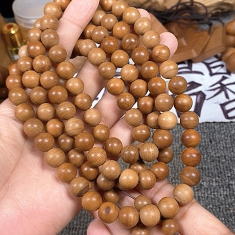 檀香木手串/手链老山檀香1.0/108圆珠