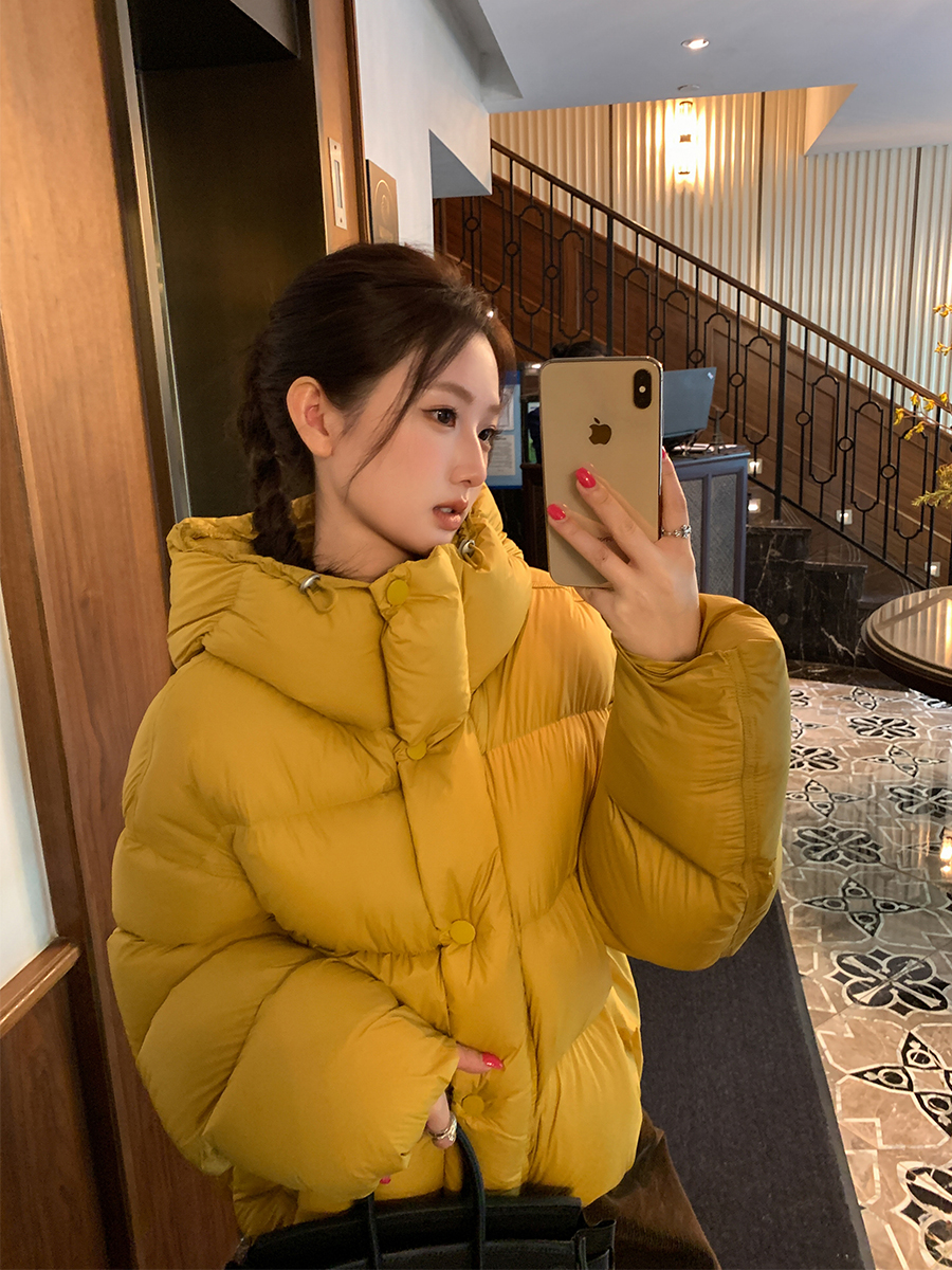 {零重力}云感95绒羽绒服女新款白鸭绒轻柔泡芙连帽羽绒服冬日加厚