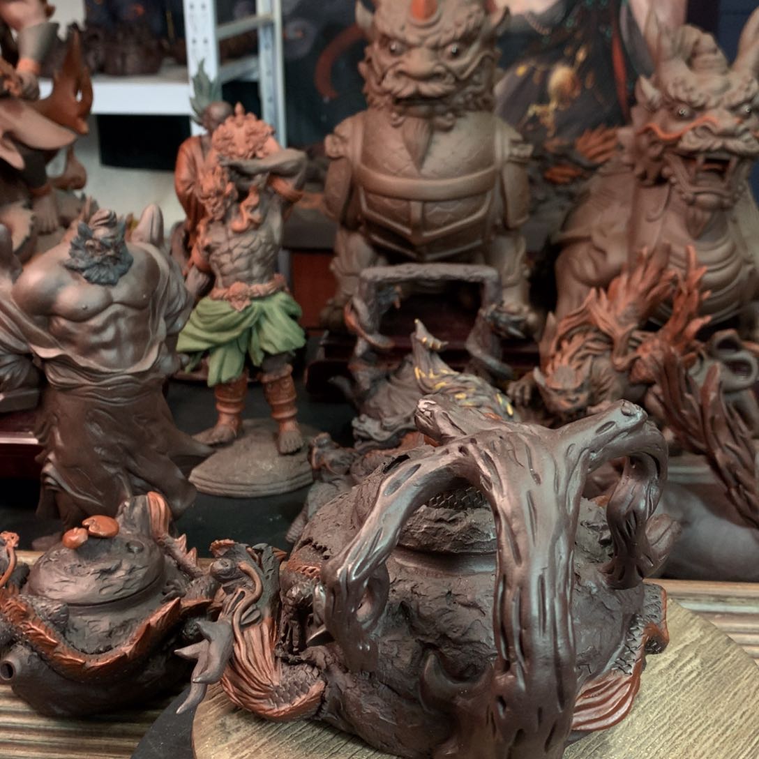 【闪购商品】紫砂紫砂工艺美术大师作品凡**景