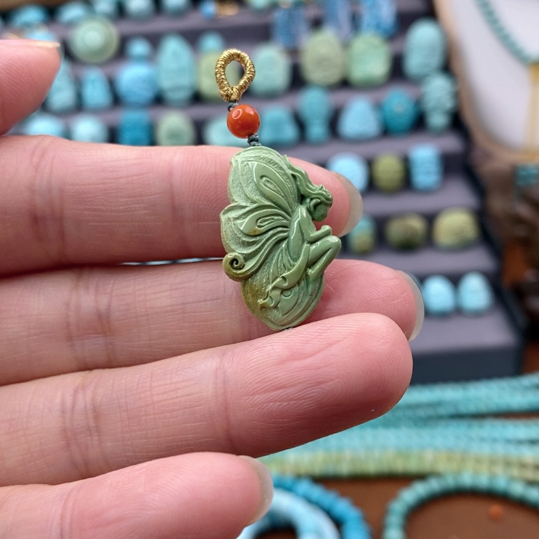 绿松石珠宝奇石未镶嵌