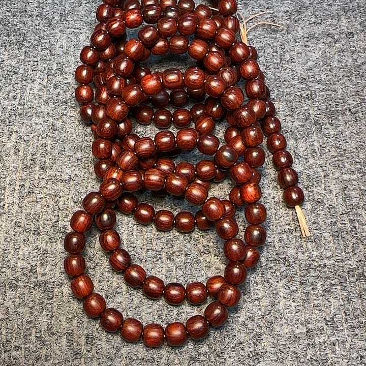 檀香紫檀（小叶紫檀）全陈化老料把件串发一条