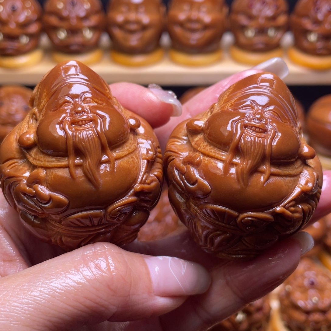 橄榄核把件一****丑巴西大橄榄