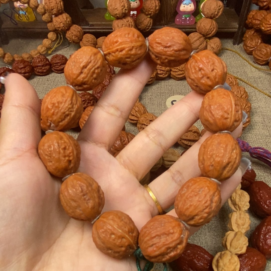 吊坠文玩核桃水晶小枣文玩核桃