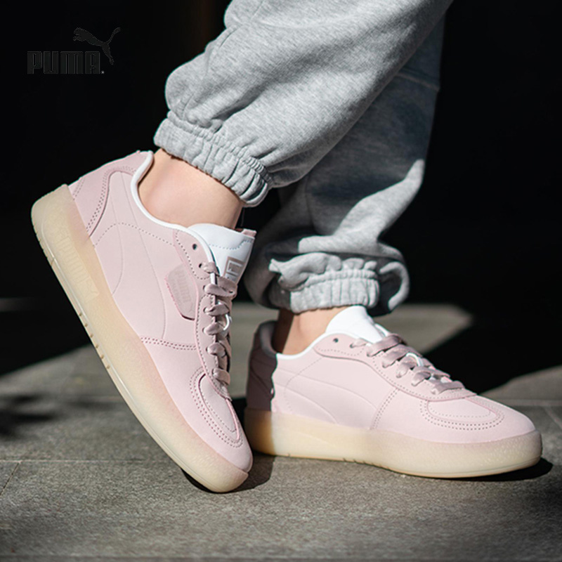 PUMA彪马女鞋新款轻便透气运动鞋粉色T头鞋板鞋耐磨休闲鞋 398527