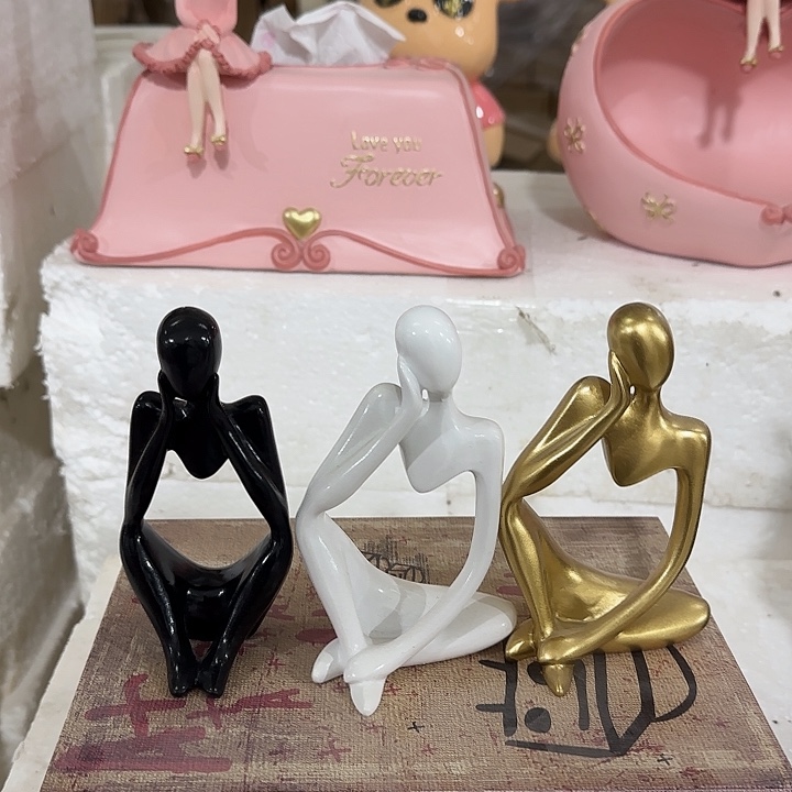 树脂艺术小人三件套