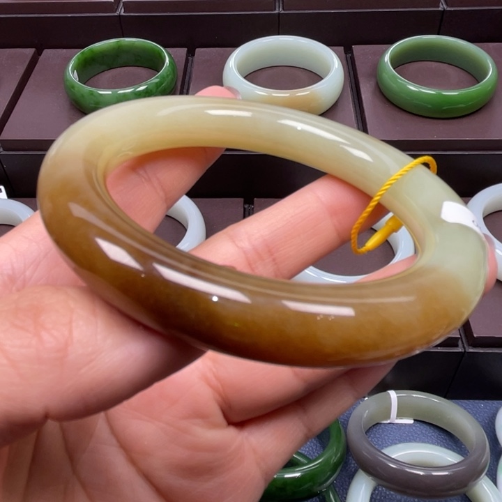 和田玉（黄玉）未镶嵌手镯6162