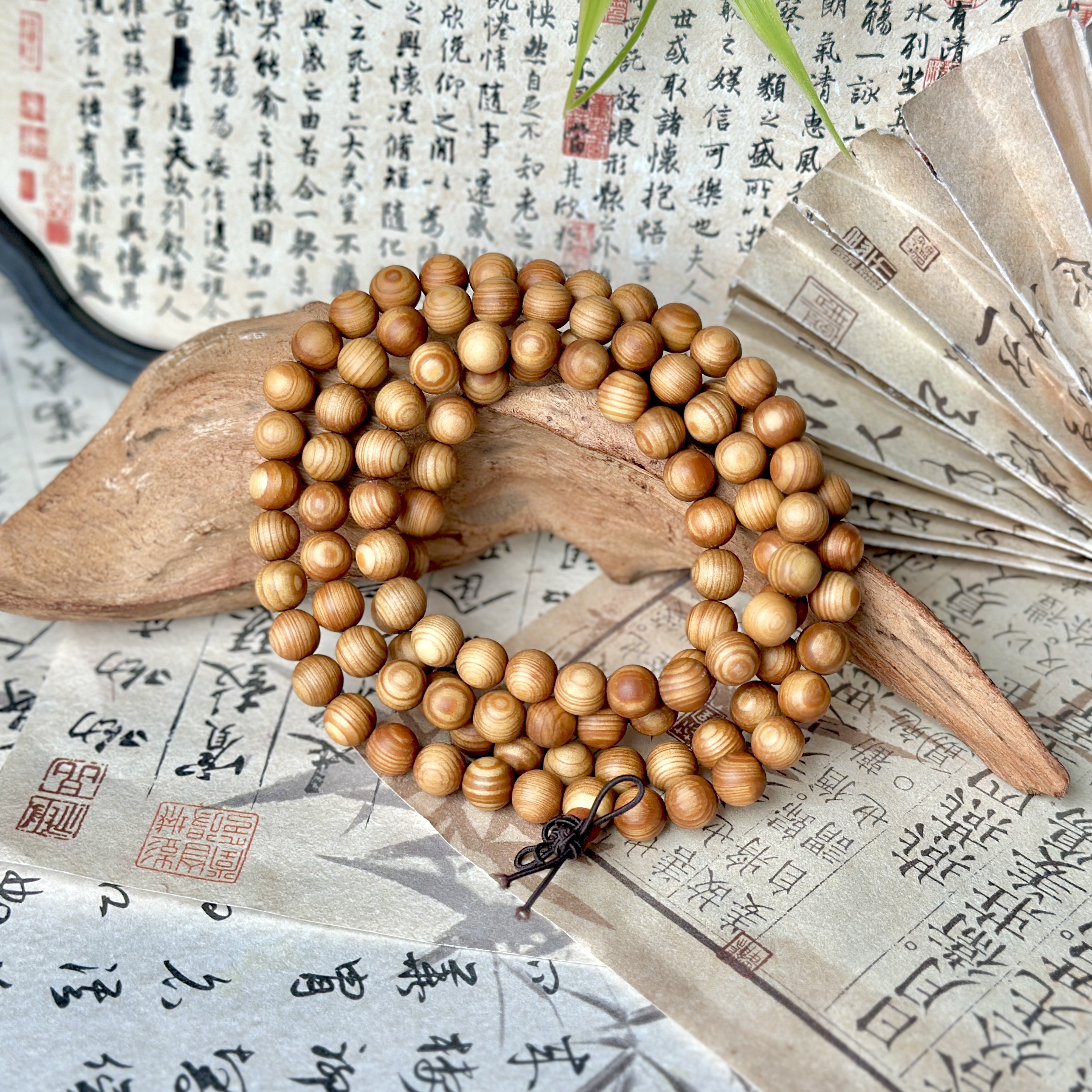 崖柏多圈手串无礼盒157