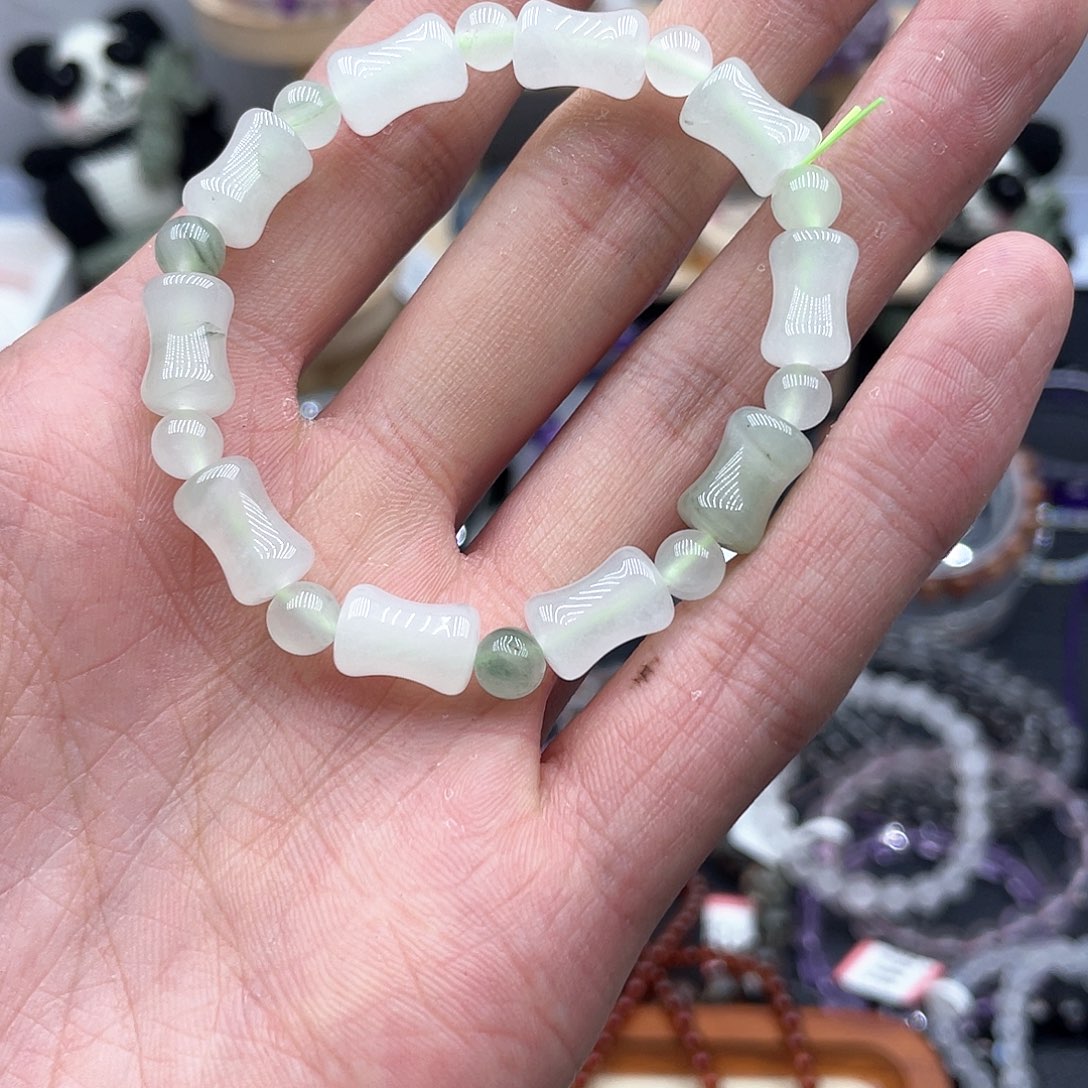 水晶手链未镶嵌竹节