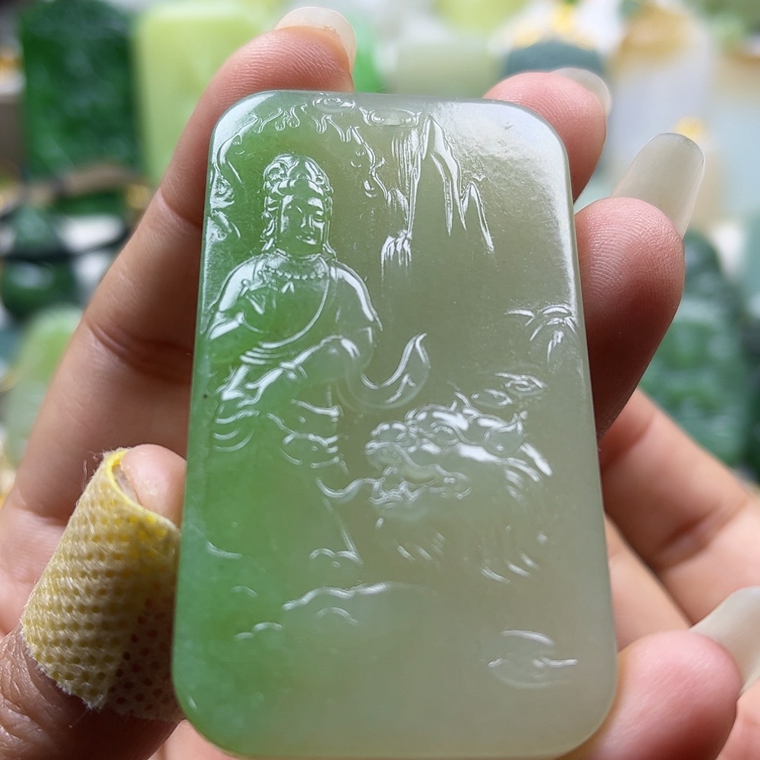 和田玉吊坠未镶嵌