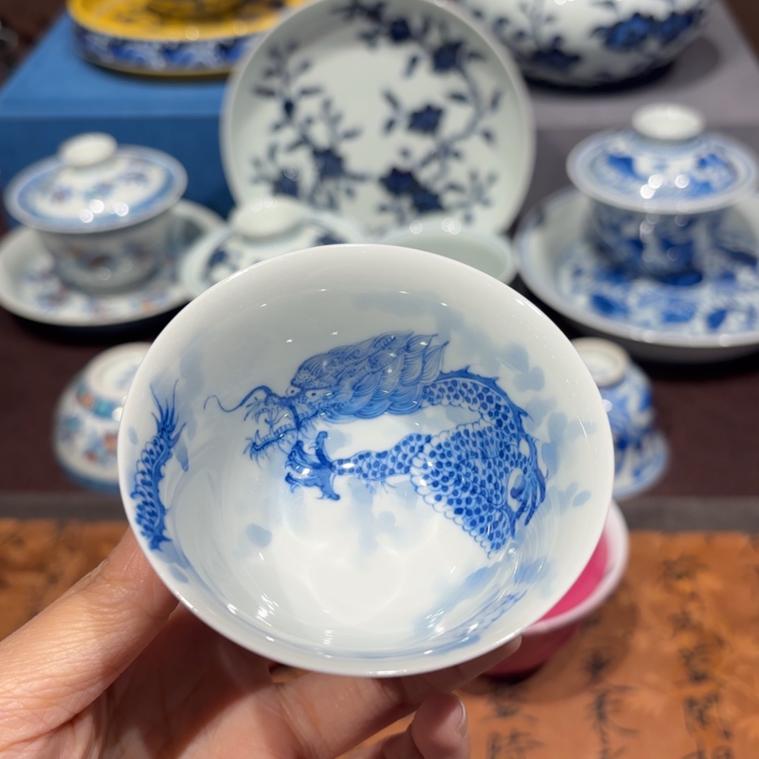 瓷片景德镇纯手工手绘