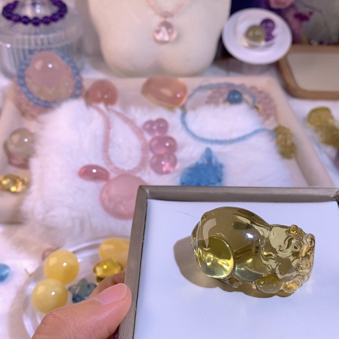 未镶嵌水晶珠宝半成品水晶