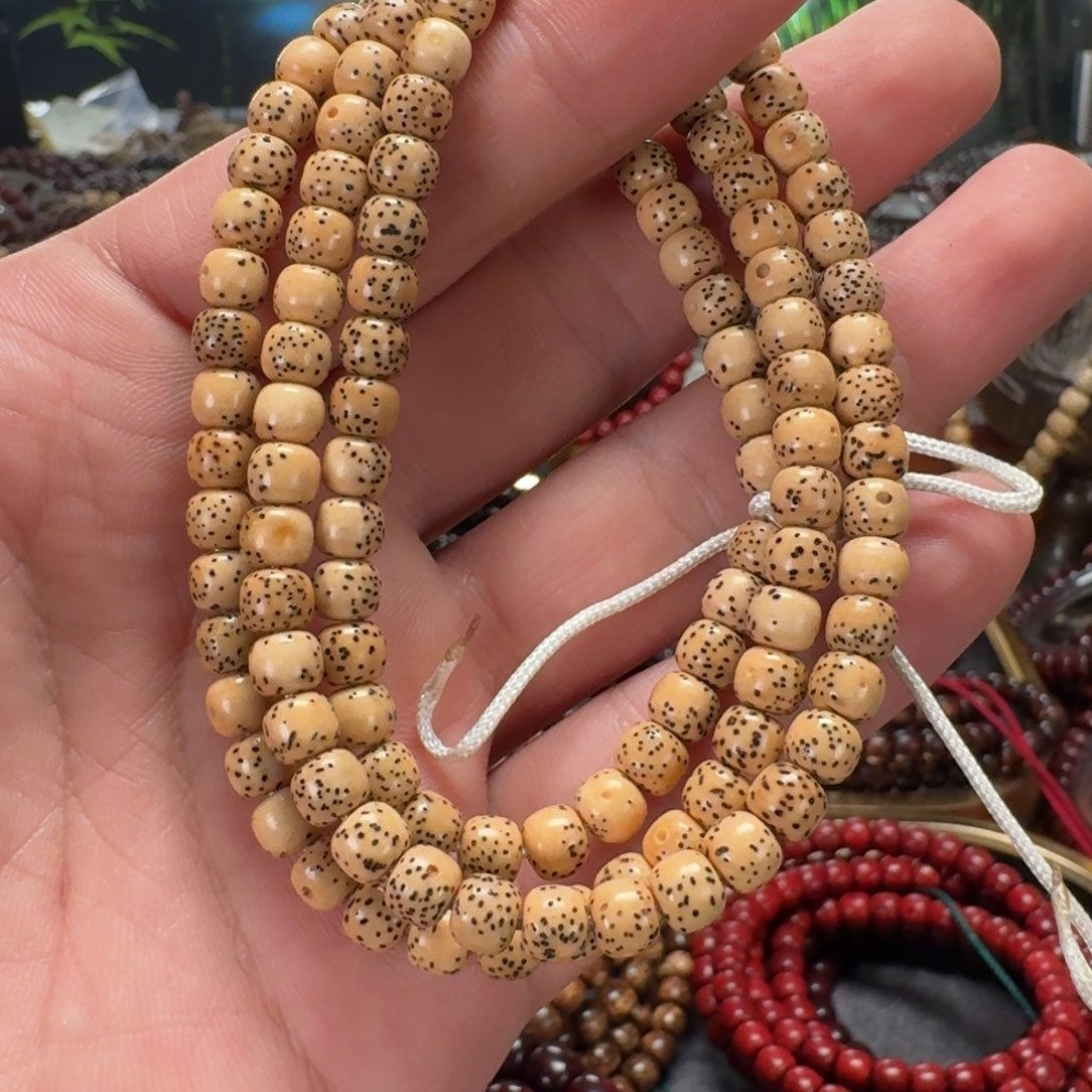 星月菩提吊坠原生态陈化老油料5*6