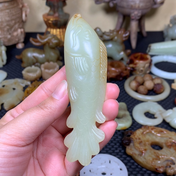 和田玉把件未镶嵌阿*