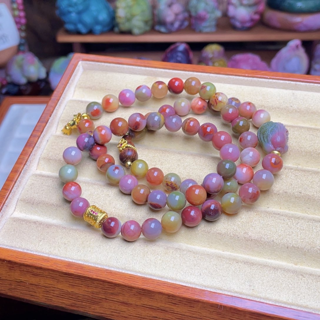 玛瑙/玉髓珠宝半成品未镶嵌盐源玛瑙包浆