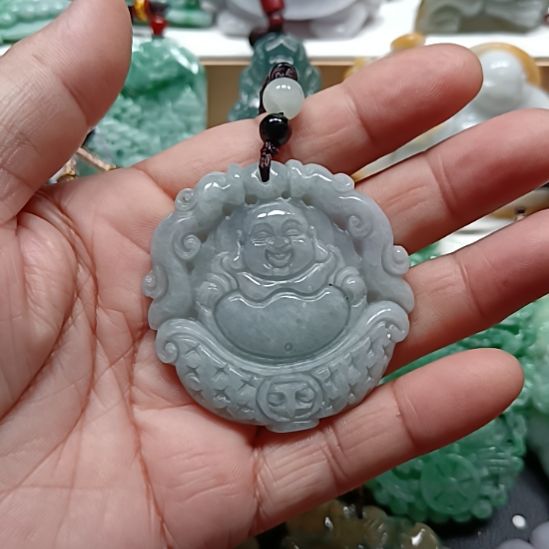 翡翠未镶嵌颈饰翡翠颈饰末镶嵌