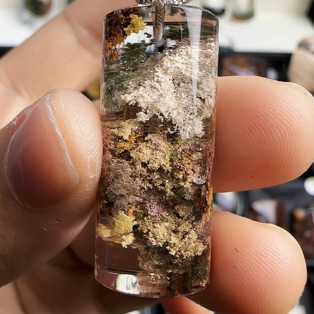 水晶珠宝半成品银S925镶嵌