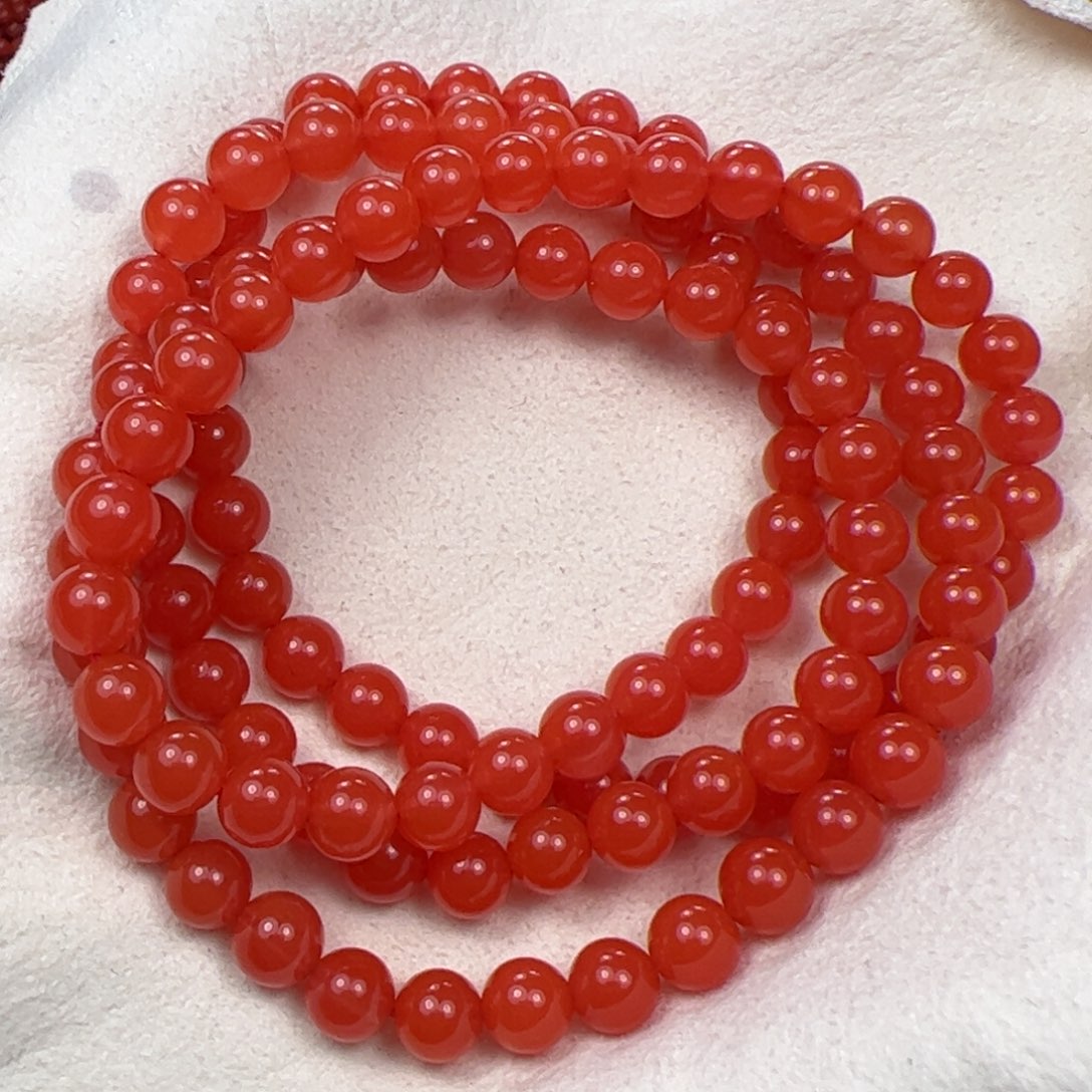 未镶嵌手串南红玛瑙阿*