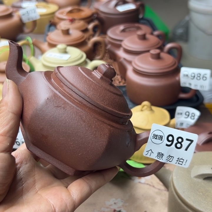 紫砂茶壶紫泥瑕疵260