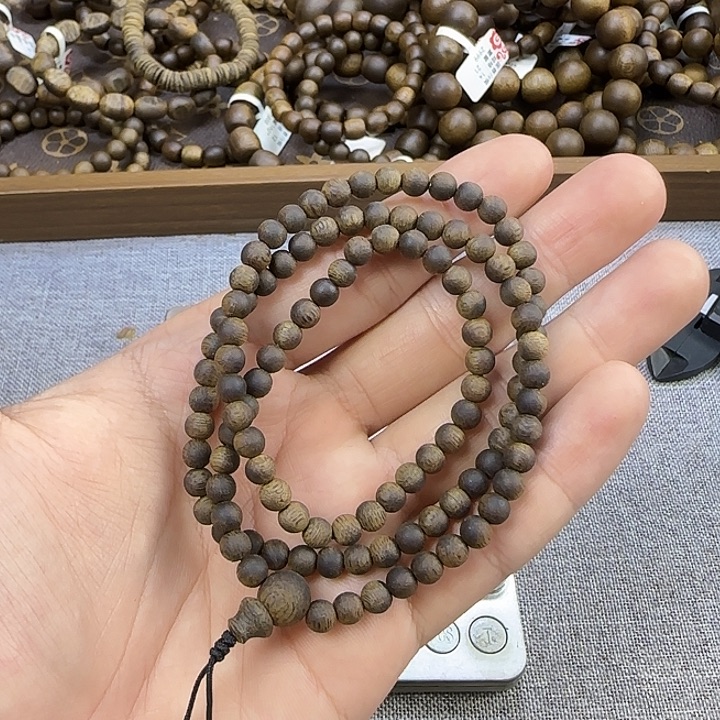 沉香沉香香囊05圆多虫漏沉水白棋