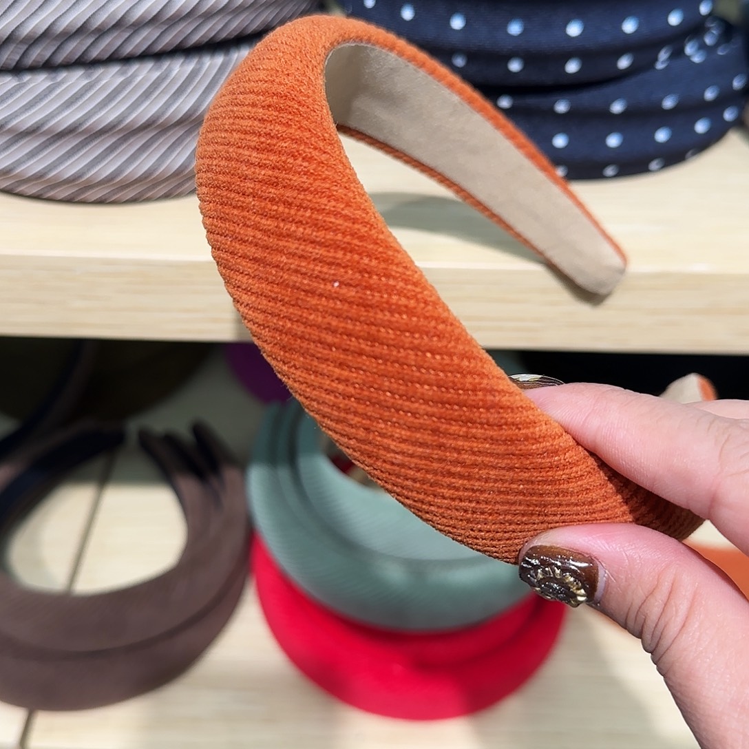 非金属南瓜色发箍