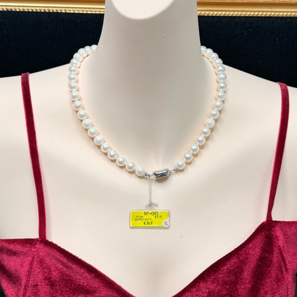 【六六中古】孤品天然海水珍珠项链ty2415链长43珠子8.5-9