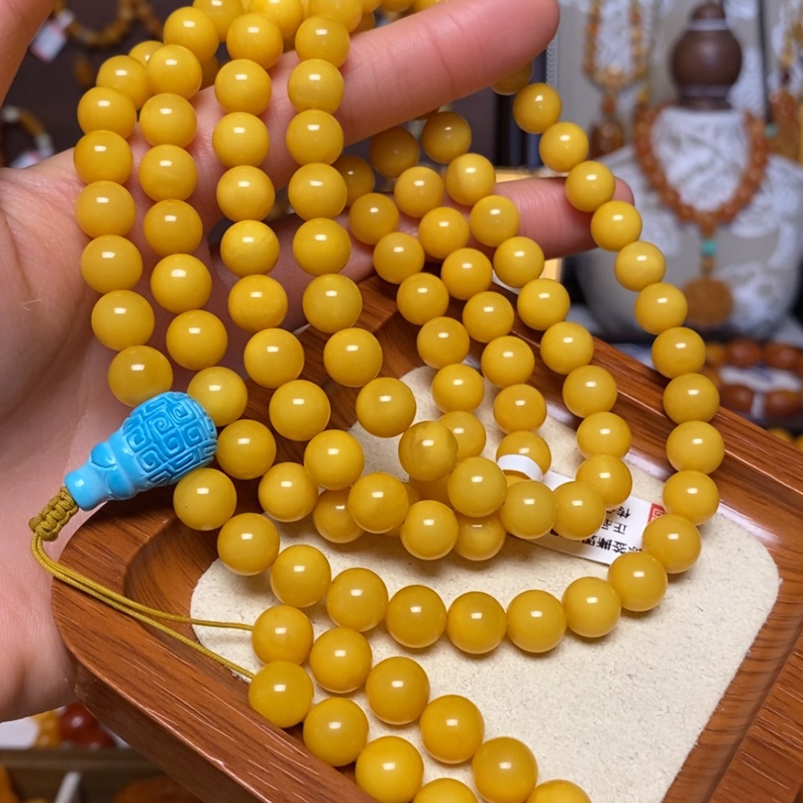 【闪购商品】蜜蜡颈饰未镶嵌项链
