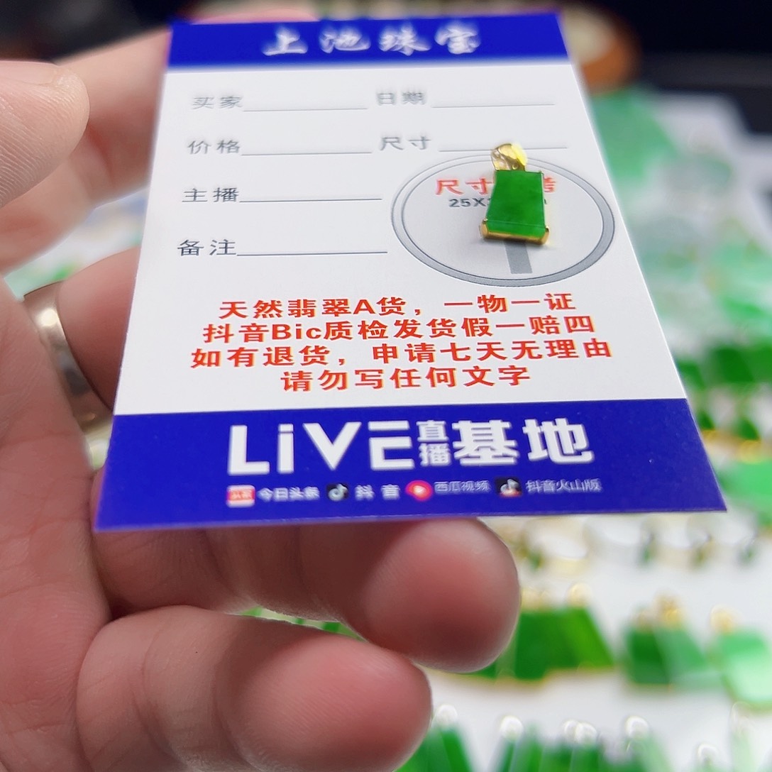 颈饰18K金镶嵌翡翠翡翠