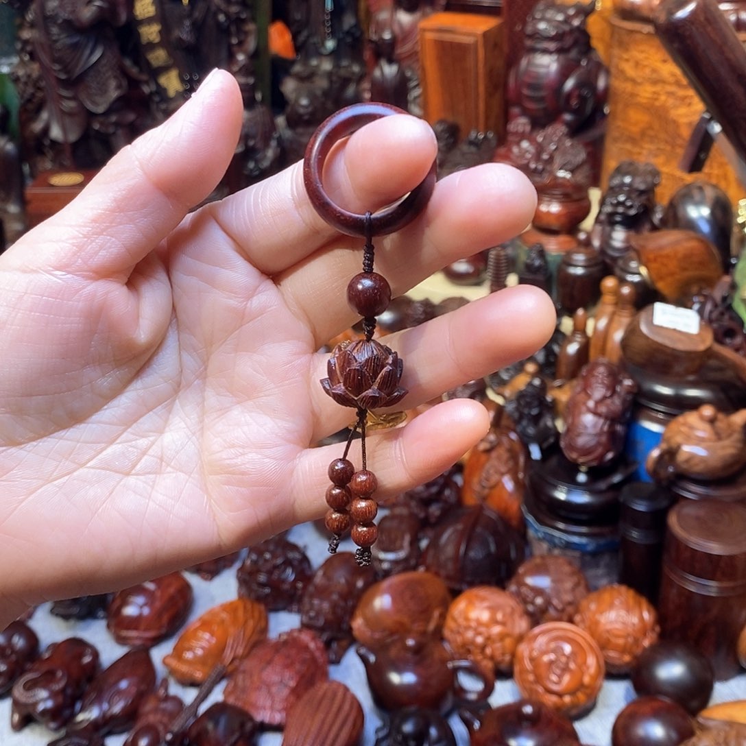 黄花梨/降香黄檀莲花跑环