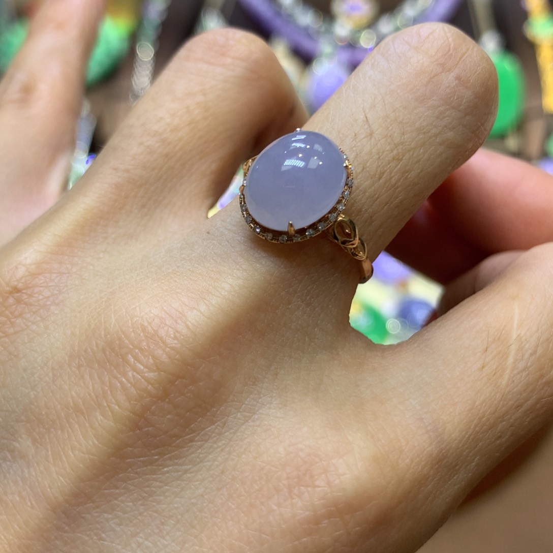 【闪购商品】翡翠18K金镶嵌颈饰翡翠