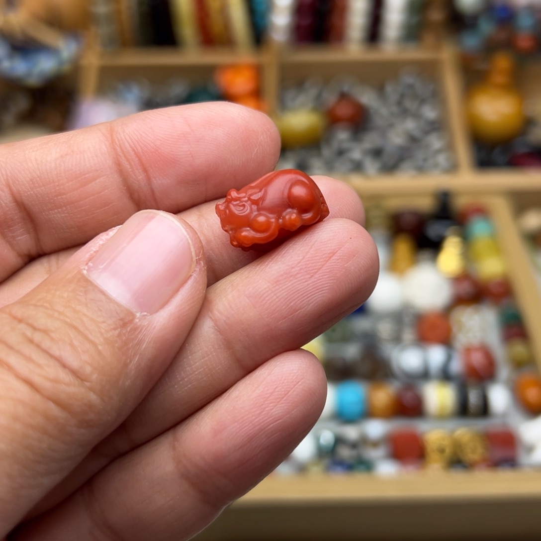 南红玛瑙貔貅未镶嵌