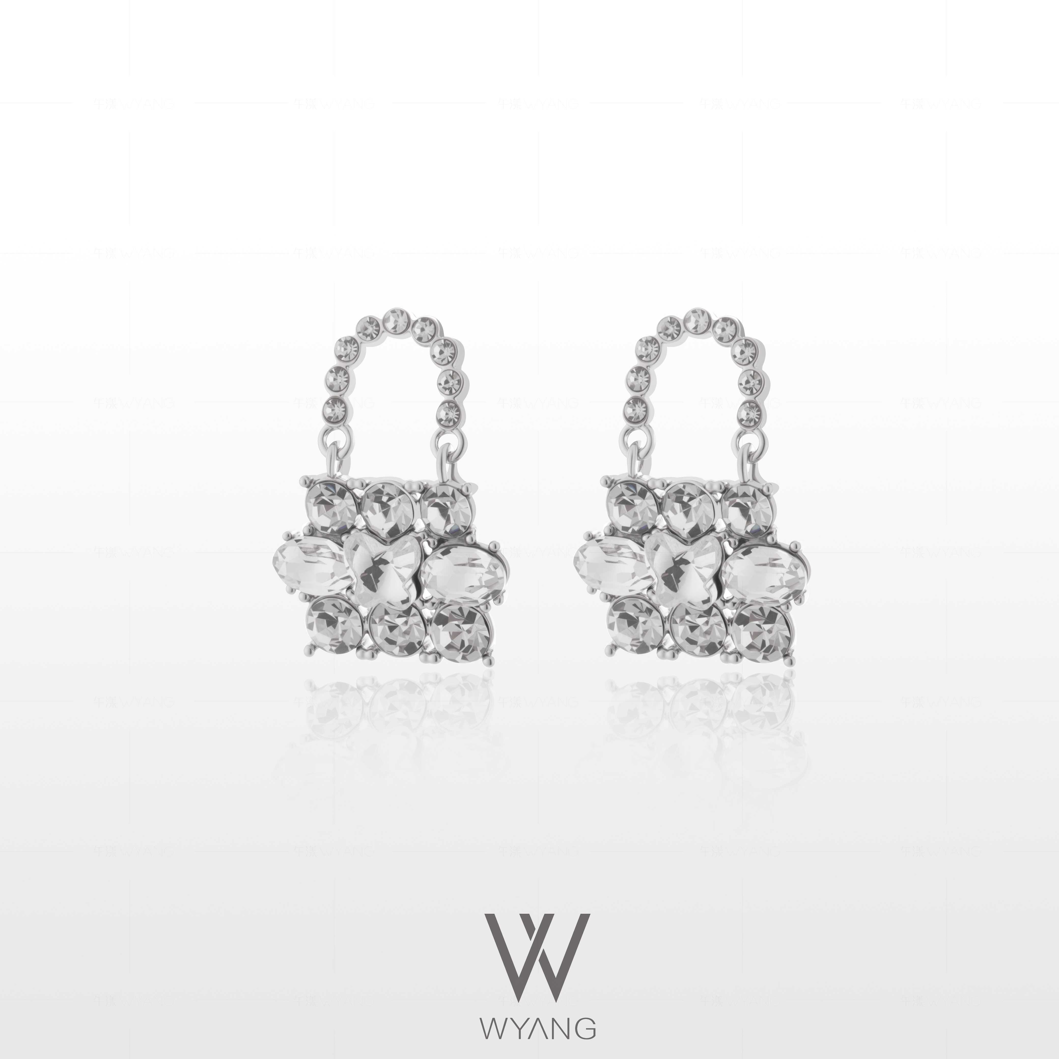 WYANG午漾 轻奢小众包包造型耳环F853