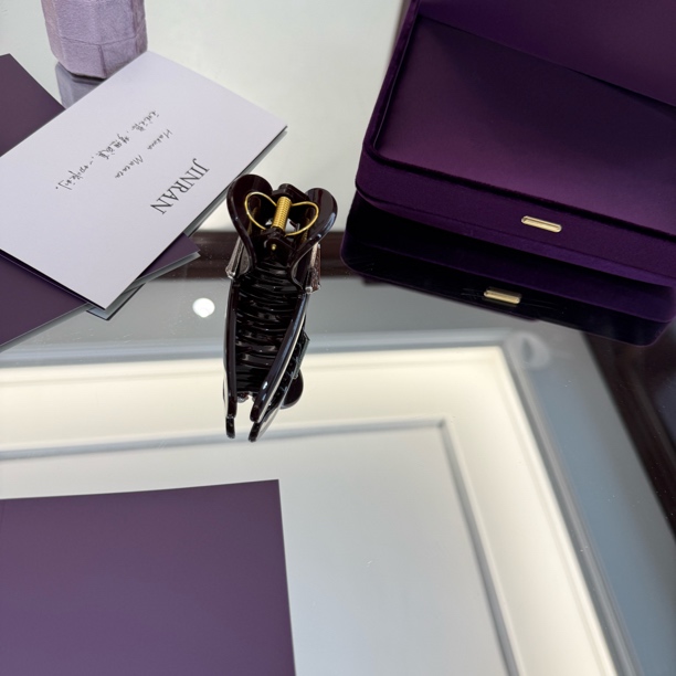 女极简风复古港风抓夹日韩发夹复古