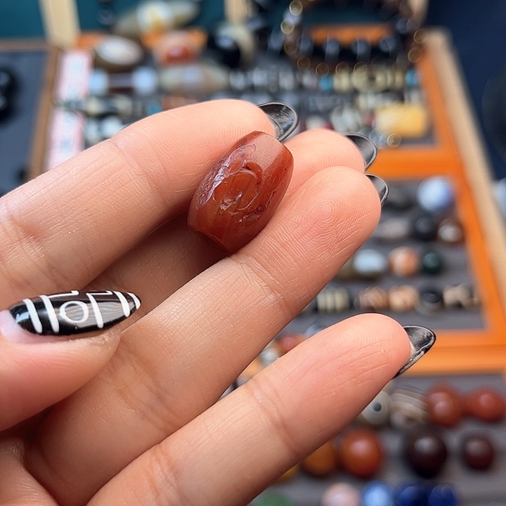 玛瑙/玉髓珠宝半成品未镶嵌墨*