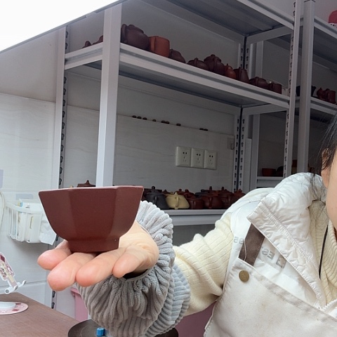 紫泥菱花杯菱花杯