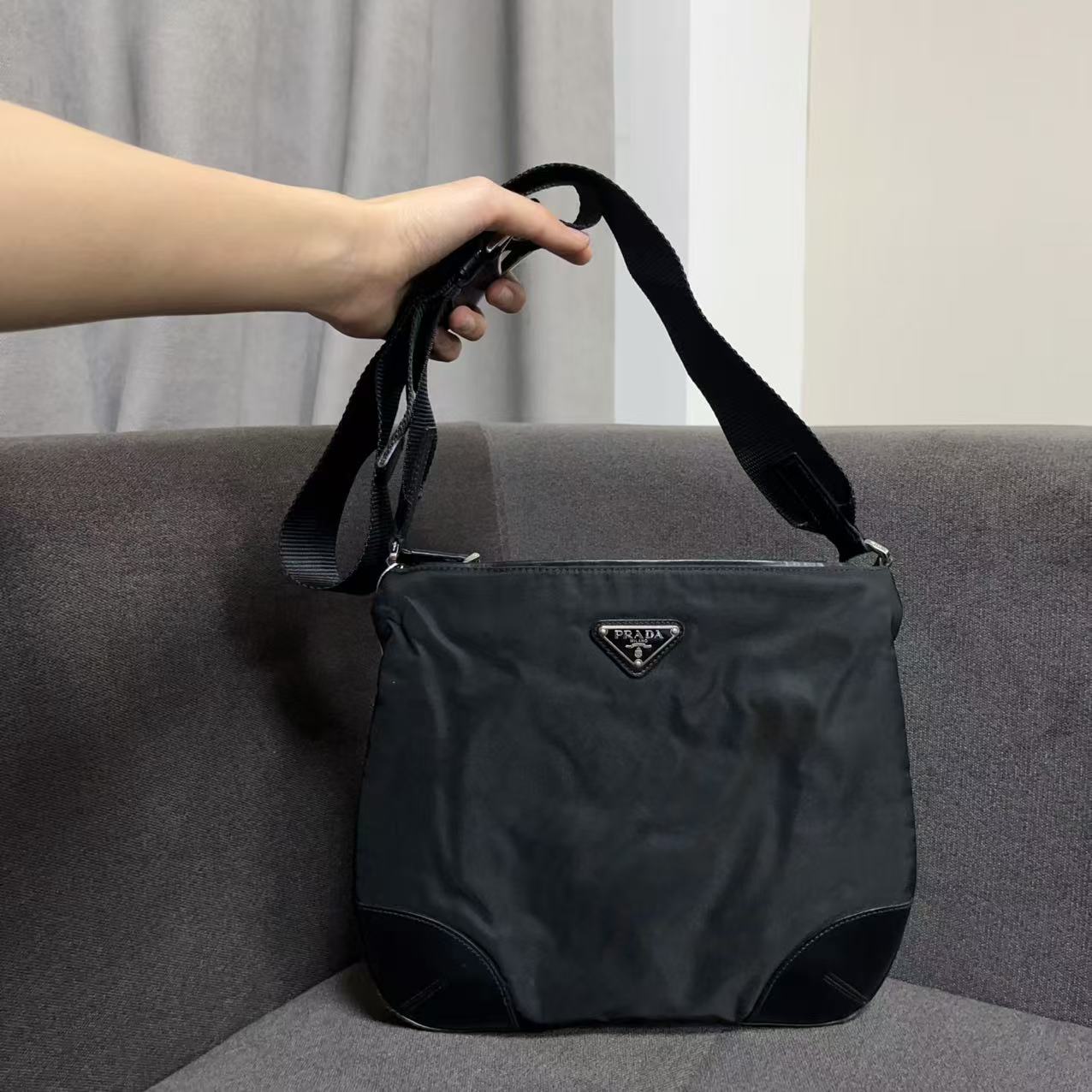 95新 Prada/普拉达 兔兔奢轩轩/普拉达斜挎包/03068