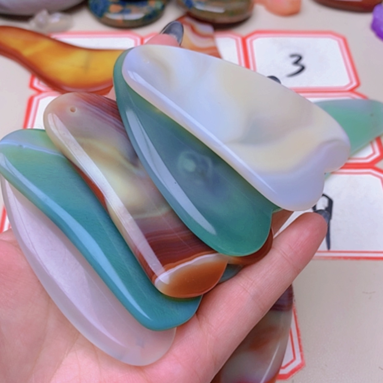 【闪购商品】未镶嵌玛瑙/玉髓珠宝半成品曹*