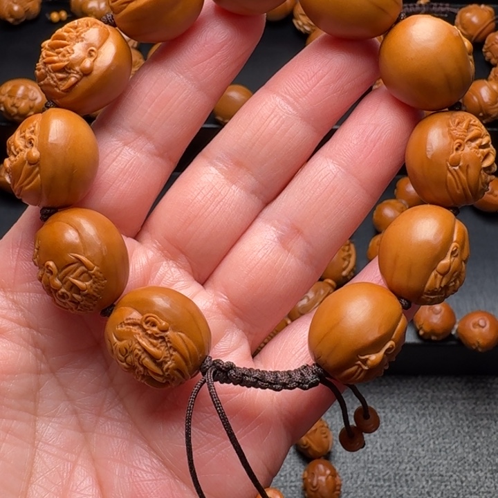 手串/手链橄榄核新款浮雕恶僧