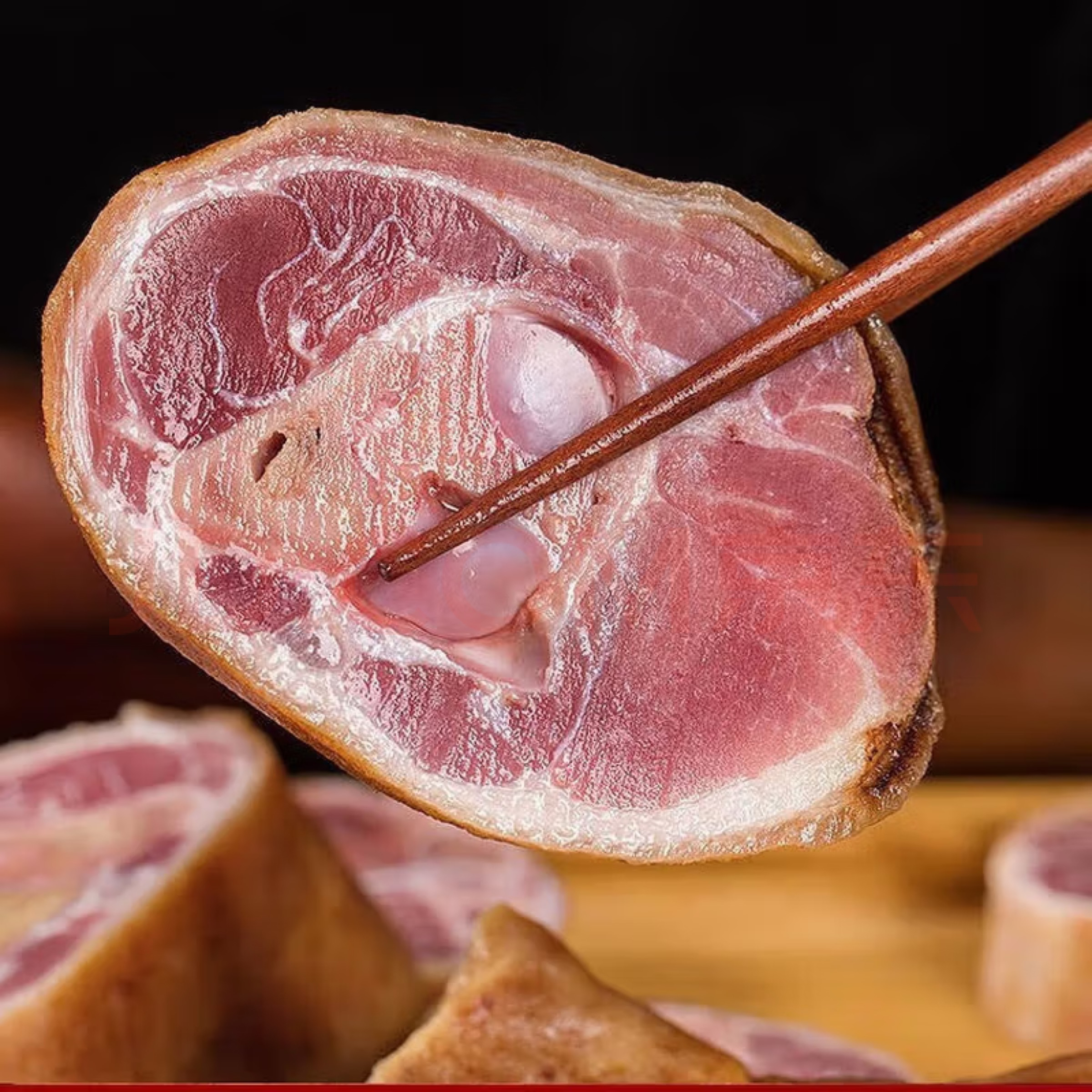 【腊猪脚猪蹄肉】农村柴火烟熏前蹄腊猪蹄膀肉断骨真空包装